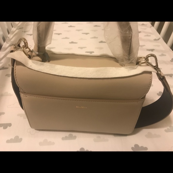 Maxmara wide strap shoulder bag-white - Picture 2 of 6
